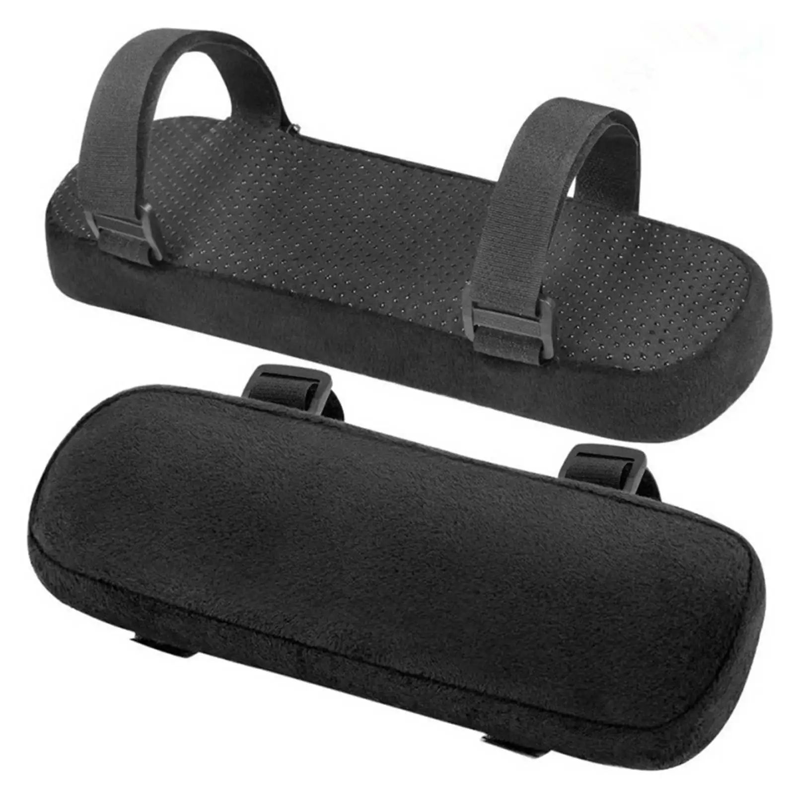 2PCS Soft Chair Armrest Cushion Pads - Washable Office and Gaming Chair Elbow Support