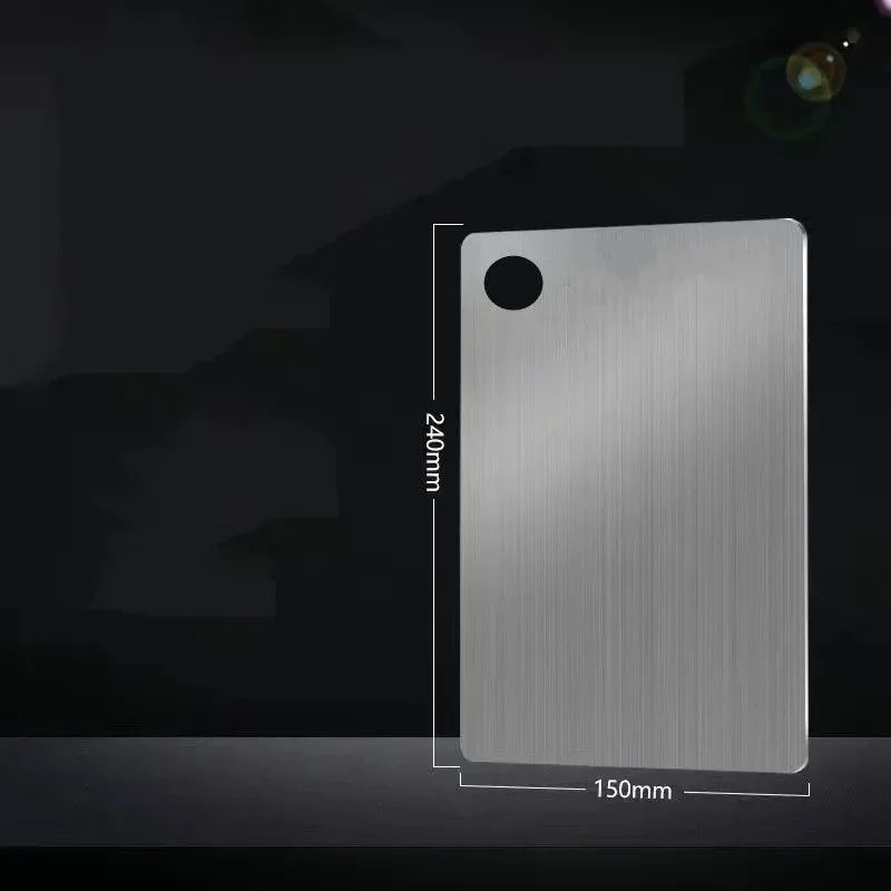 Thickened Stainless Steel Cutting Board for Chopping, Food Prep and Dough Kneading
