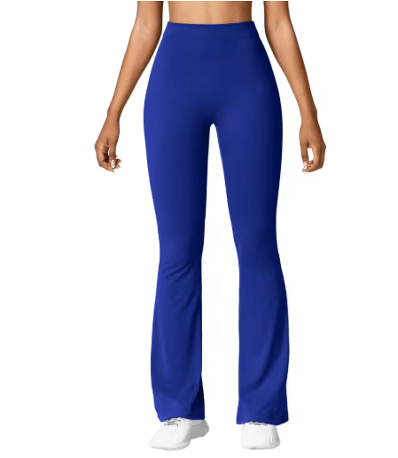 Womens V Back High Waist Push Up Leggings Slim Fit Gym Casual Sports Pants
