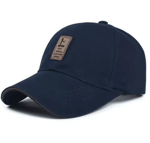 Mens Four Season Cotton Baseball Cap Breathable Sports Sun Hat for Daily Wear