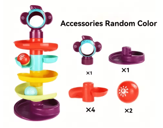 Track Ball Educational Toy Set Stacking Inertial Sliding Bal | Inspire ...
