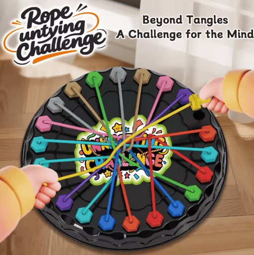 Contraint Rope Game Childrens Puzzle Rope Challenge Board Game Interactive Logic | Inspire ...