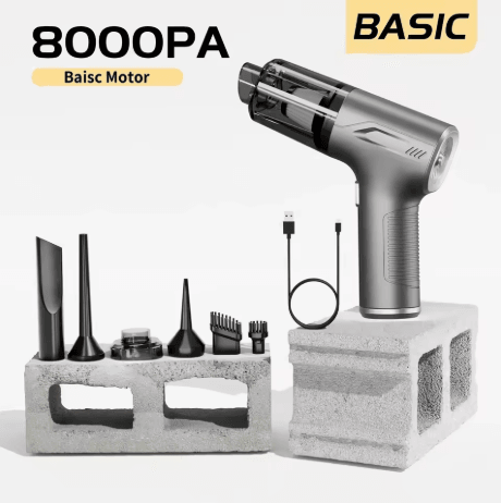 CENRR 98000PA Mini Car Vacuum Cleaner 4 in 1 Cordless Wireless Handheld Cleaner with Air Gun