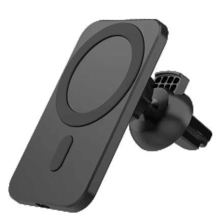 15W Magnetic Wireless Car Charger for iPhone MagSafe Compatible Fast Charging Car Mount