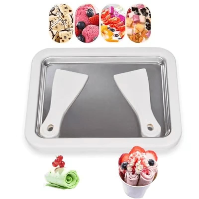ChillCraft Ice Cream Roll Maker Pan, DIY Ice Cream & Sorbet