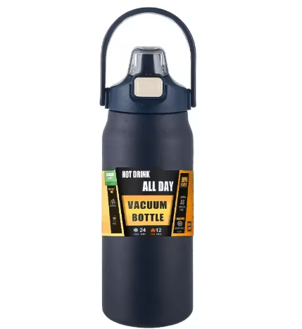 1500ml Stainless Steel Thermal Mug Vacuum Insulated Sports Water Bottle with Straw Hot and Cold