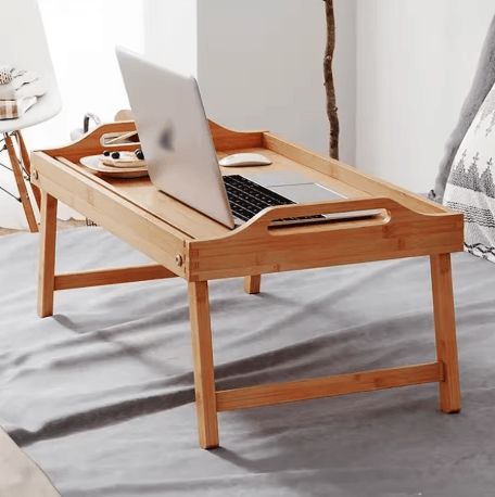 Folding Multifunctional Bed Tray Table Breakfast Dessert and | Inspire ...