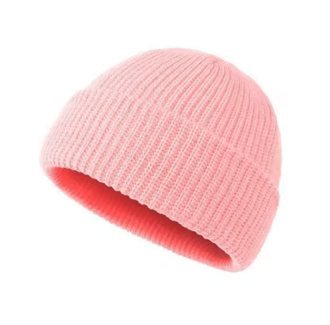 Unisex Solid Color Knitted Wool Beanie Hip Hop Melon Skin Hat for Autumn and Winter Warmth