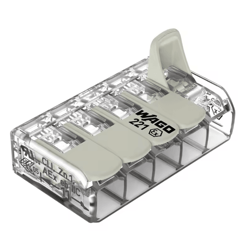 Original WAGO 221 Series Wiring Connectors Lever Nut Terminal Blocks Multiple Models Available