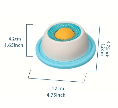 Slow Feeder Licking Plate for Cats and Dogs Non Slip Snack and Wet Food Dispenser