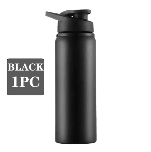 Metal Portable Water Bottle Leakproof Reusable Sports Cup for Outdoor and Travel