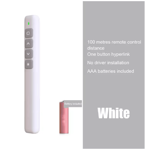 2.4GHz Wireless Presentation Remote - PowerPoint Clicker with USB Receiver