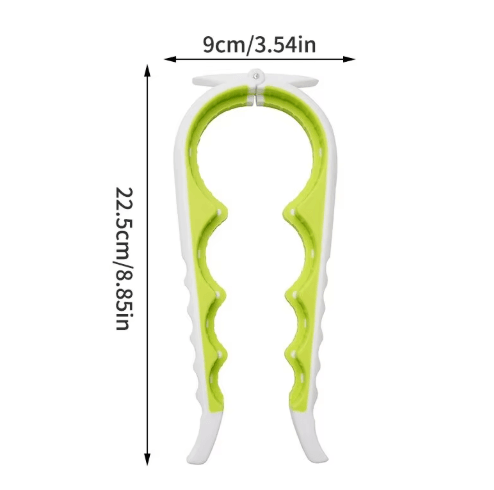 4-in-1 Multi-Functional Can & Bottle Opener with Anti-Slip Grip