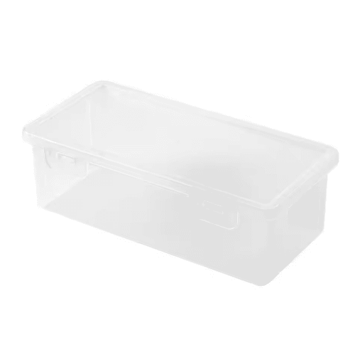 1 to 4 Compartment Transparent Desktop Organizer Box Multi Purpose Storage Solution