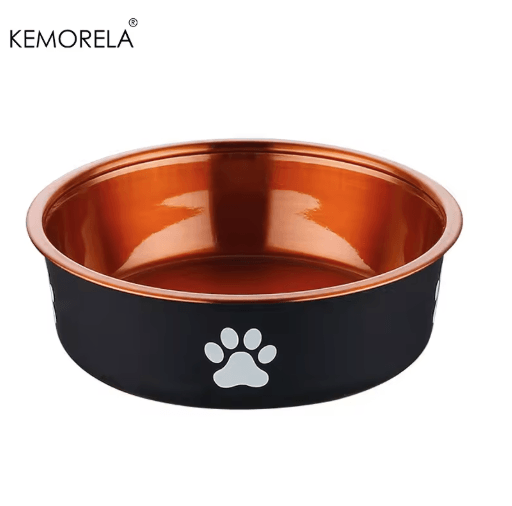 Anti Slip Stainless Steel Dog Bowls Feeding and Water Bowls for Small Medium and Large Dogs