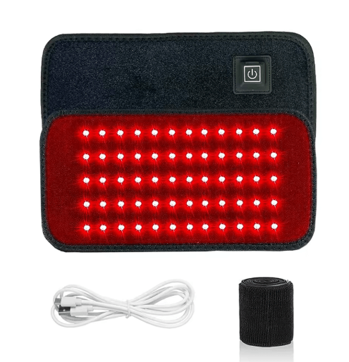 Red & Infrared Light Therapy Belt with Heat for Waist & Full Body Use