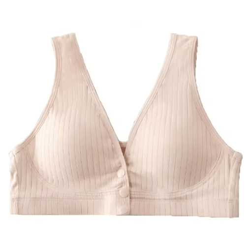 Pure Cotton Nursing Bra for Breastfeeding & Maternity Comfort