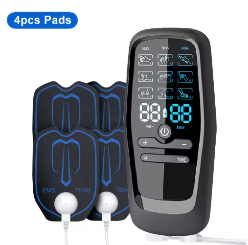 Digital TENS Muscle Stimulator & Electrotherapy Massage Device for Full-Body Relief