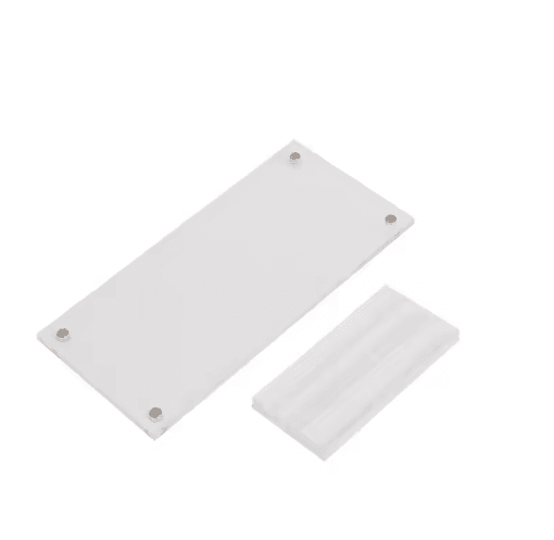 Clear Acrylic Dollar Bill and Commemorative Coin Display Frame with Base 1 to 2 PCS