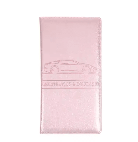 Leather Car Document Holder – Registration & Insurance Wallet with Card Storage