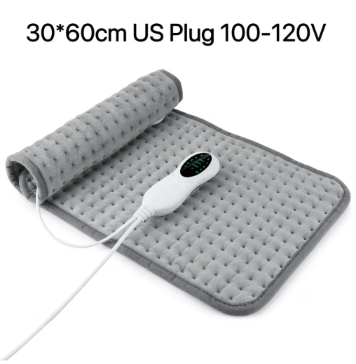 Electric Heating Pad with Timer – Adjustable Thermal Heated Cushion for Home & Office