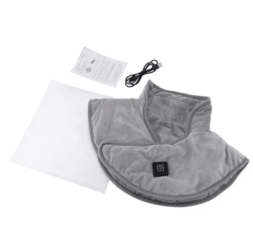 Electric Heating Shoulder & Neck Pad – Cervical Thermal Wrap with 3 Heat Levels for Home & Office