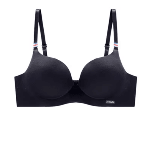 Ice Silk Seamless Bralette for Women โ Wireless Push Up Bra with Adjustable Straps
