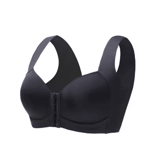 Comfort Ease Seamless Front Button Minimizer Bra Vest for All Day Support