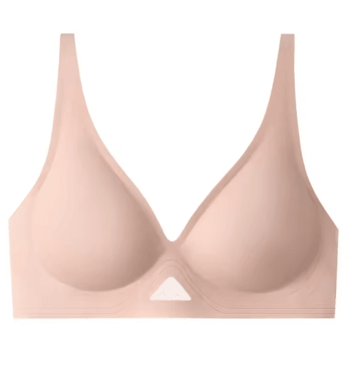 Seamless Push-Up Bra with U-Shape Back and Wireless Support