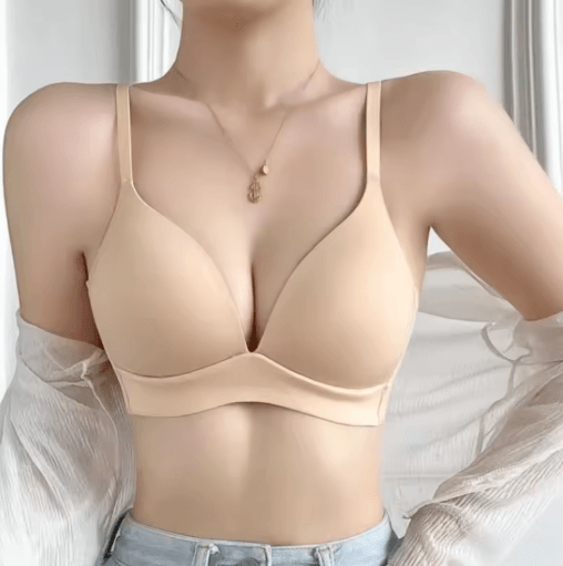 SakuraSmooth Seamless 3/4 Cup Wireless Push Up Bralette for Women