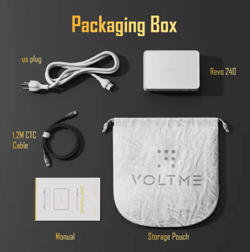 VOLTME 240W GaN USB-C 6 Port Desktop Charging Station with PD3.1 and QC5