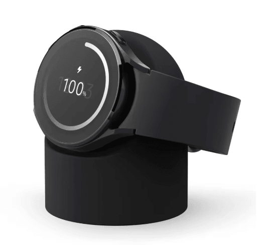 Universal Samsung Galaxy Watch Charger Stand – Silicone Charging Dock for Galaxy Watch 3, 4, 5 Pro, 6 & 7 (40/44/46mm)