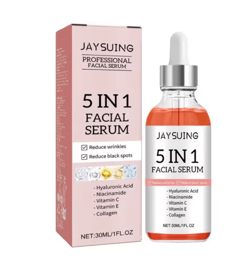 5-in-1 Vitamin C Hyaluronic Acid Face Serum Firming & Pore Refining Skin Care
