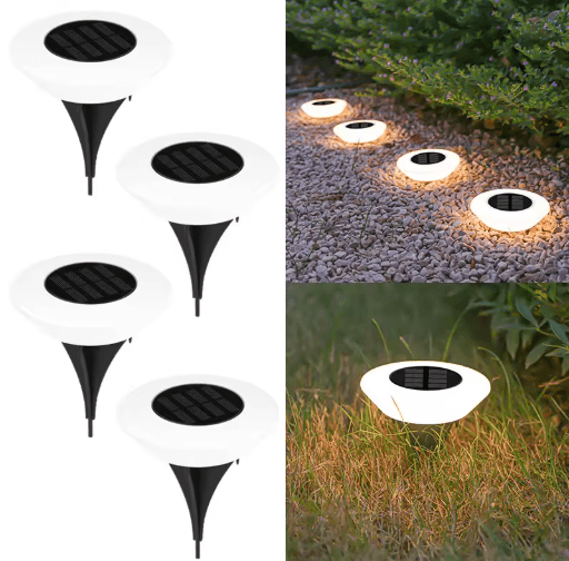 14 LED Solar Ground Lights Waterproof Outdoor Landscape Pathway Lamps