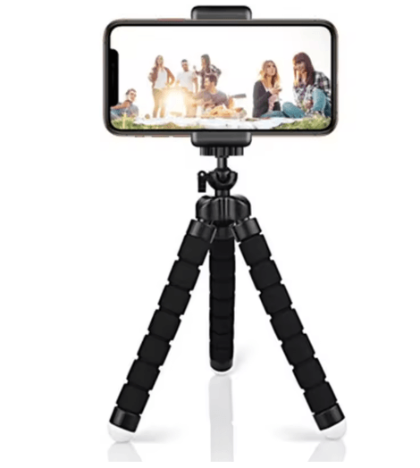 FlexiGrip Octopus Phone Tripod - Mini Flexible Smartphone & Camera Stand