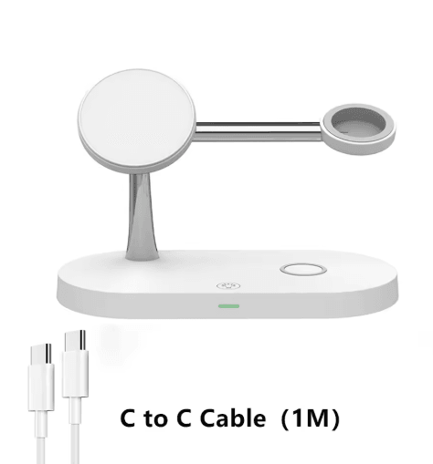 3-in-1 MagSafe Magnetic Wireless Charging Stand – Fast Charging Station for iPhone, Apple Watch AirPods