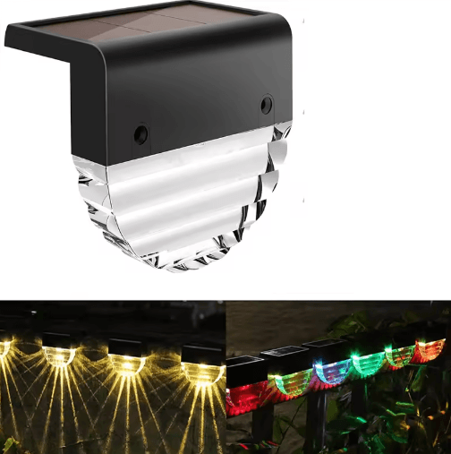 Waterproof Solar Deck & Step Lights – Outdoor LED Fence and Stair Lighting