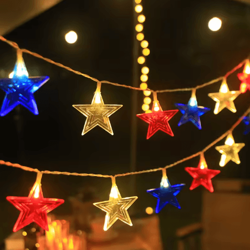 Solar Star String Lights – Waterproof Outdoor Fairy Lights with 8 Lighting Modes