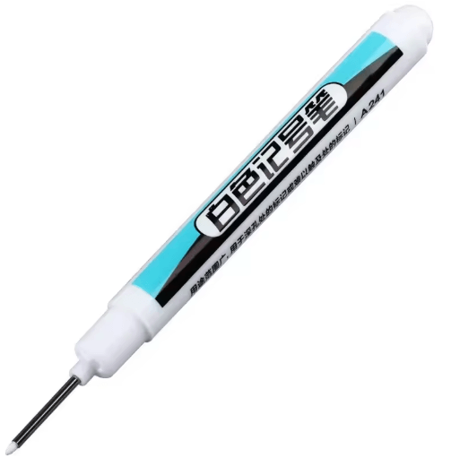 Precision White Oil Marker - Waterproof Fine Tip Permanent Paint Pen