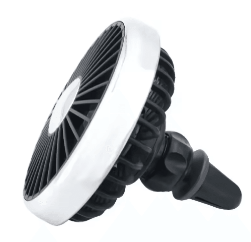 360° Rotating Car Vent Fan - Portable Air Circulation Fan with 3 Speed Cooling