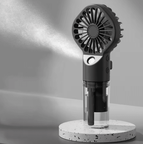 Portable Mist Handheld Fan - USB Rechargeable Mini Spray Fan with Humidifier