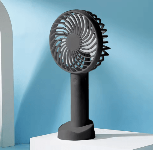Mini Handheld Fan - USB Rechargeable Portable Desk Fan for Travel & Daily Cooling