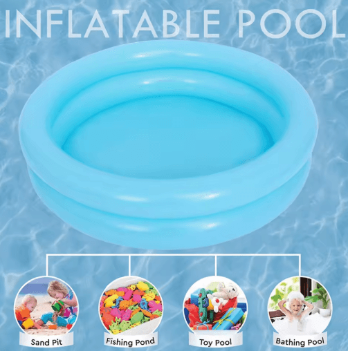 Baby Inflatable Pool – Portable Kids Paddling Pool for Safe | Inspire ...