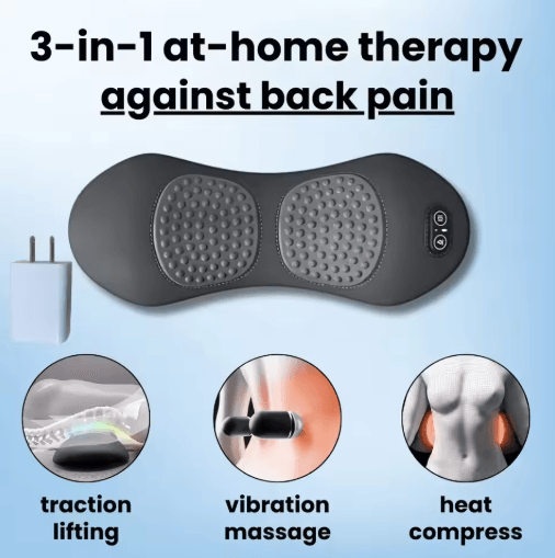 Okayso 3 in 1 Shiatsu Back Massager Portable Deep Tissue Massager for Back Shoulder & Waist Relief