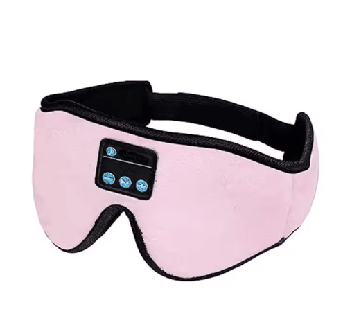 SleepWave Bluetooth Sleep Mask Headphones - 3D Wireless Eye Mask with Speakers for Music & Deep Rest
