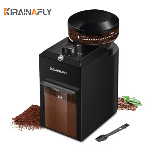 Electric Burr Coffee Grinder with 28 Adjustable Settings - Precision Grinder for Espresso, French Press & Drip Coffee