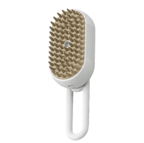 3-in-1 Steam Pet Grooming Brush with Spray, Massage & Deshedding for Cats and Dogs