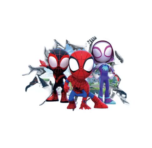 Spiderman Wall Stickers – Cute Superhero PVC Wall Decals for Kids Room Decor