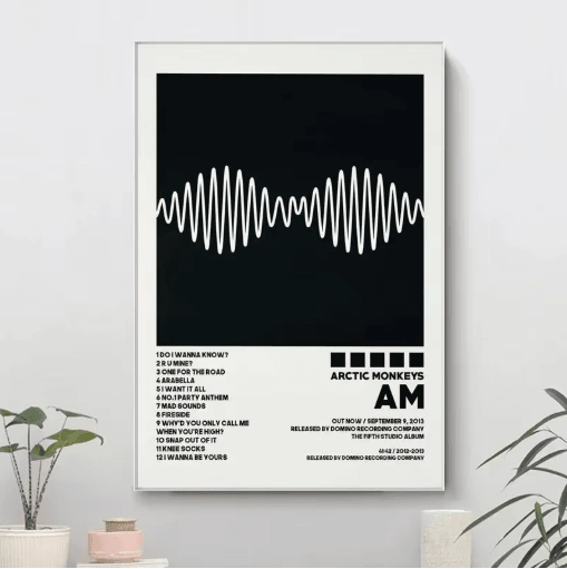 Arctic Monkeys Album Cover Poster Indie Rock Canvas Wall Art for Music Lovers