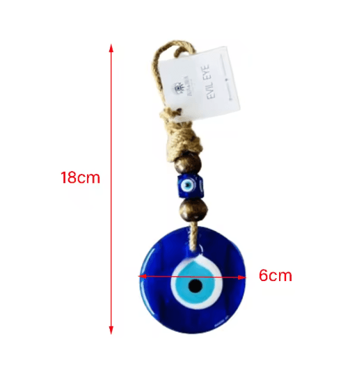 Evil Eye Nazar Macrame Wall Hanging Protective Lucky Charm Decor